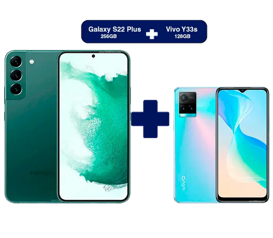 ¡Combo Android! - Galaxy S22 Plus 256GB + Vivo Y33S 128GB